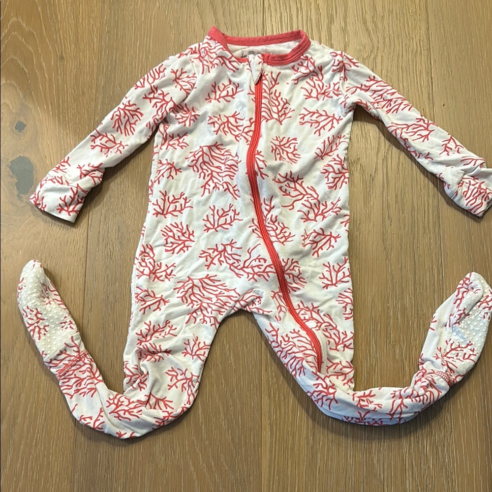 Kickee Pants Coral Print Kids One Piece